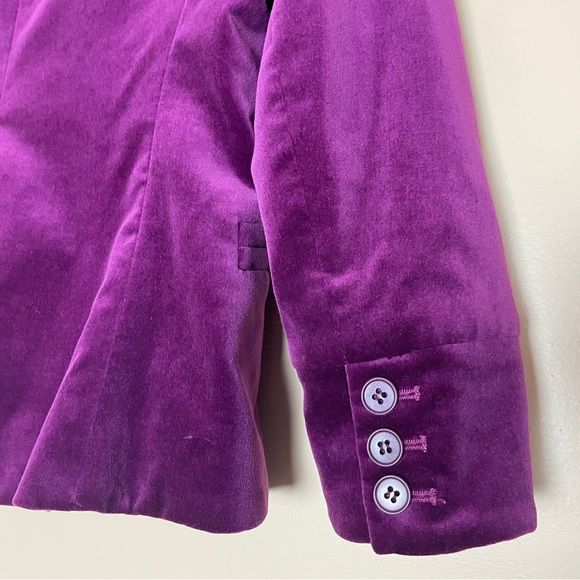 Theory Bobby Velvet Jacket in Adore Size 6 Stretch Old Money Quiet Luxury - Picture 5 of 11